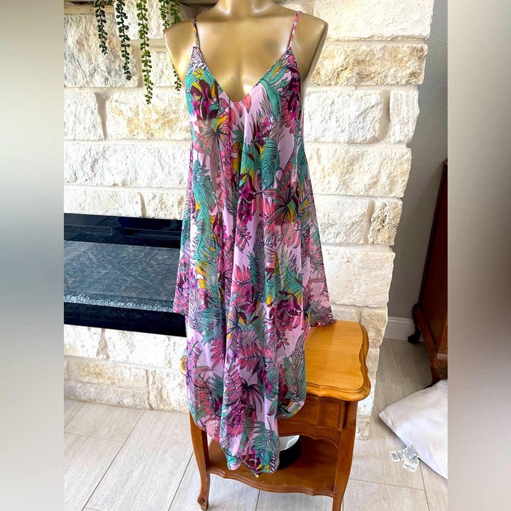 Bathing suit coverup, dress, flowy dress